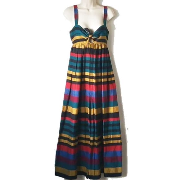 Mara Hoffman Organic Cotton Striped Wide Leg Jumpsuit M - Picture 1 of 8